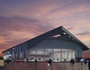 Artists impression of the National Velodrome at night, courtesy of Designhive/Glasgow 2014