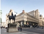 The infamous 'Wellington' statue faces 110 Queen Street
