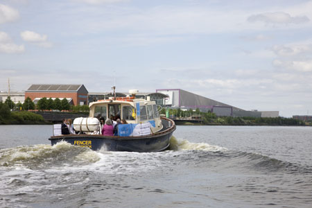 Clyde Cruises vessel approaches Braehead