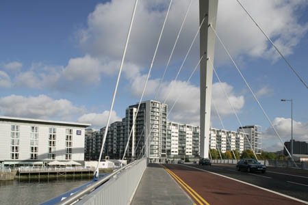 Lancefield Quay apartments at The Clyde Arc