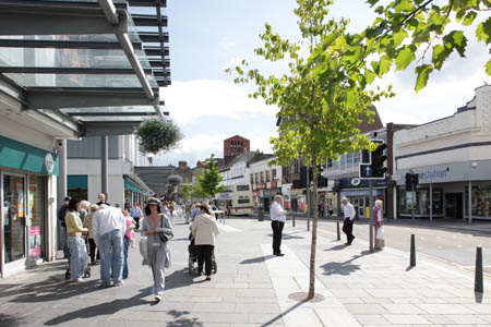 Public realm improvements in Dumbarton Town Centre