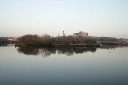 The land that will become home to the Riverside Museum
