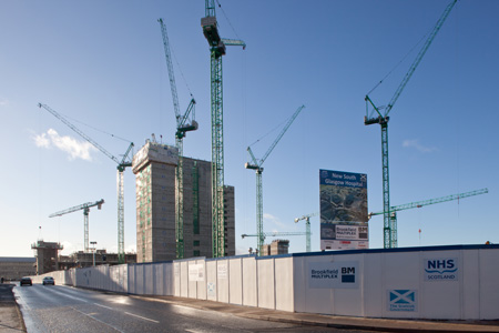 New South Glasgow Hospital is being constructed by Brookfield
