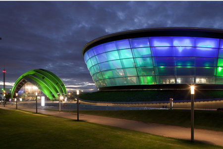The SSE Hydro and the Clyde Auditorium at SECC