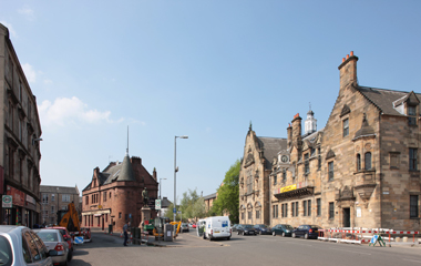 Govan Cross and the Pearce Institute