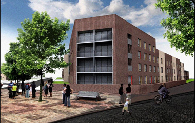 New homes planned in Harhill Street, image supplied by CGAP