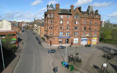 High level view of the town centre, image supplied by CGAP